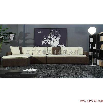 厦门茗雅布艺沙发定制服务 从布套、抱枕到海绵垫的全方位解决方案